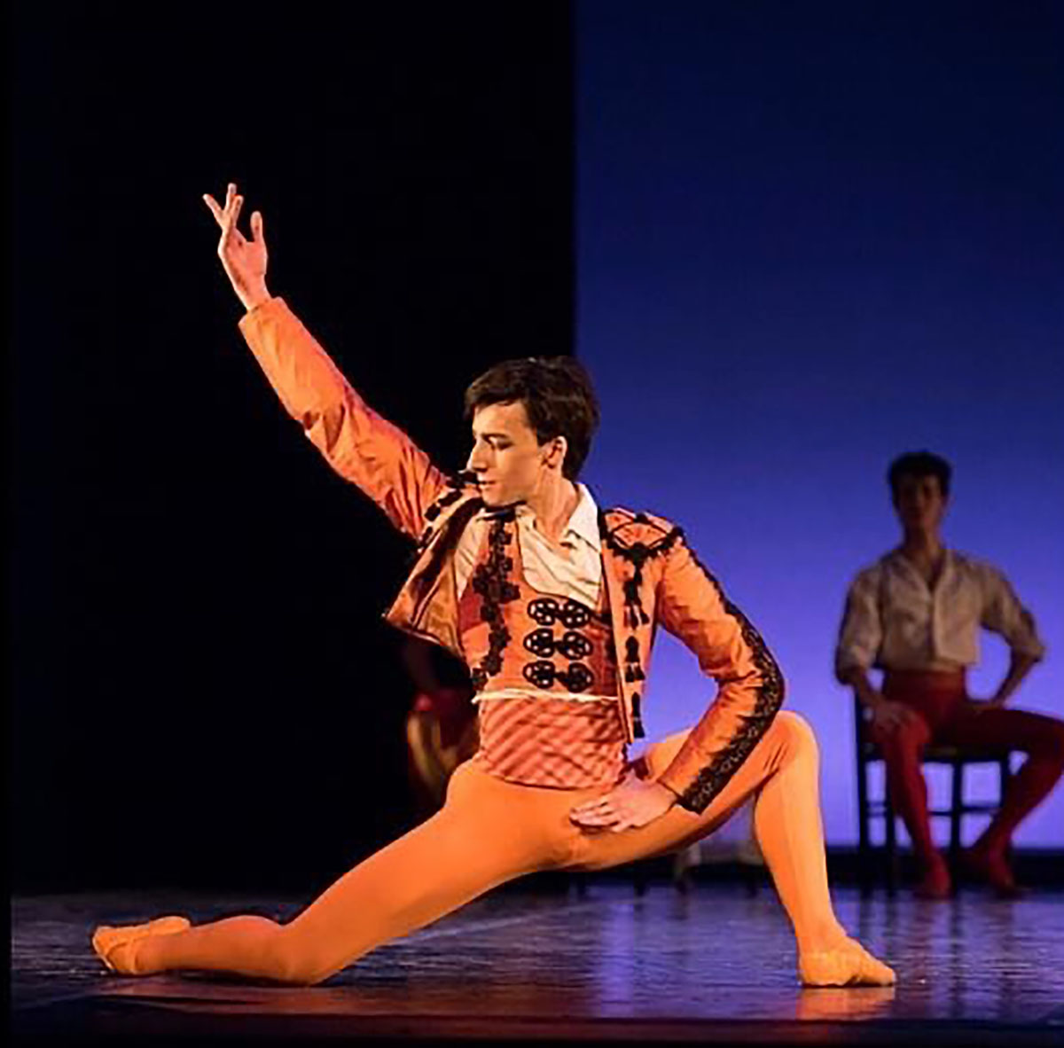 Carlos Gonzalez in Don Quixote at Royal Professional Dance Conservatory ‘Mariemma’ in Madrid, Spain. © Vallinas.