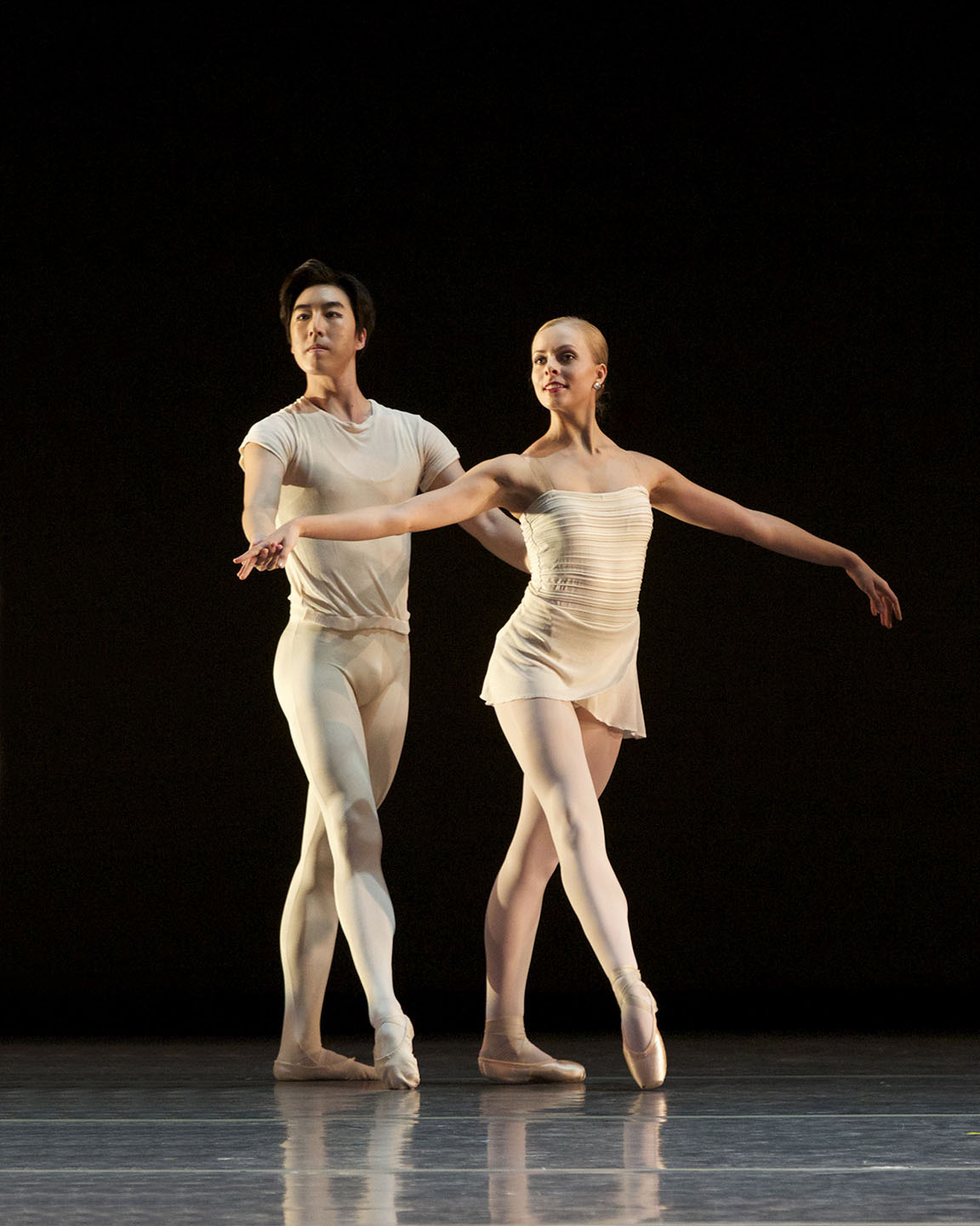 Emily Hayes and Sung Woo Han in The Brahms-Haydn Variations. Photo: Marty Sohl.
