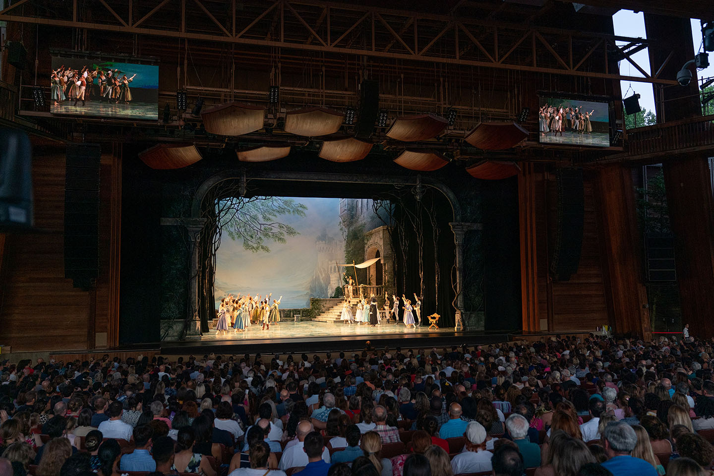 American Ballet Theatre performing Swan Lake at Wolf Trap National Park for the Performing Arts